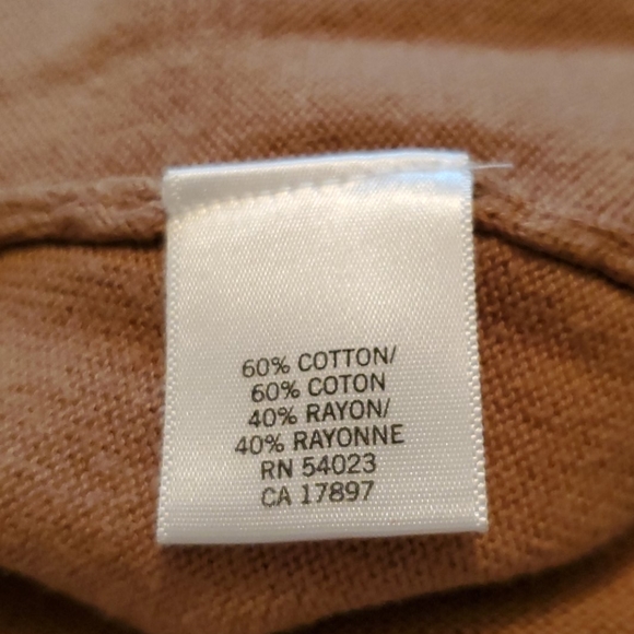 Banana Republic cream / tan cardigan sweater PXS - Picture 8 of 8